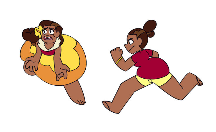 Leilani action poses
