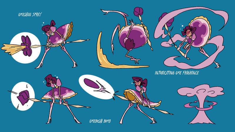 Drunken Ume abilities