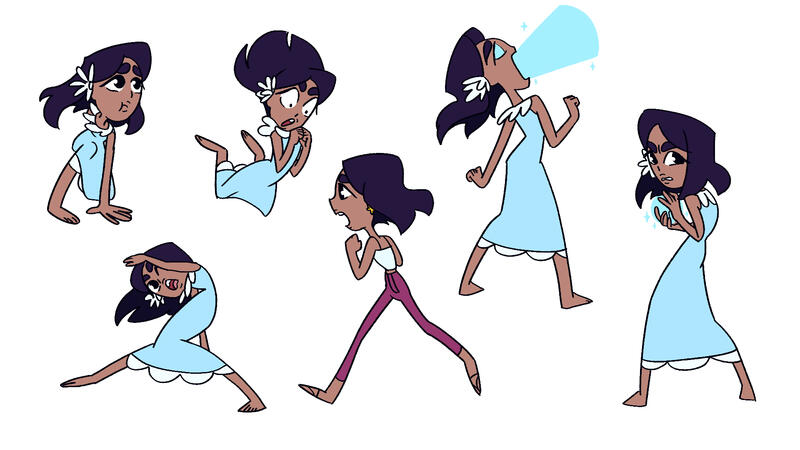 Jasmine action poses