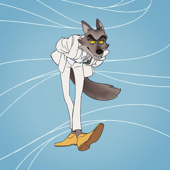 Wolf from Bad Guys