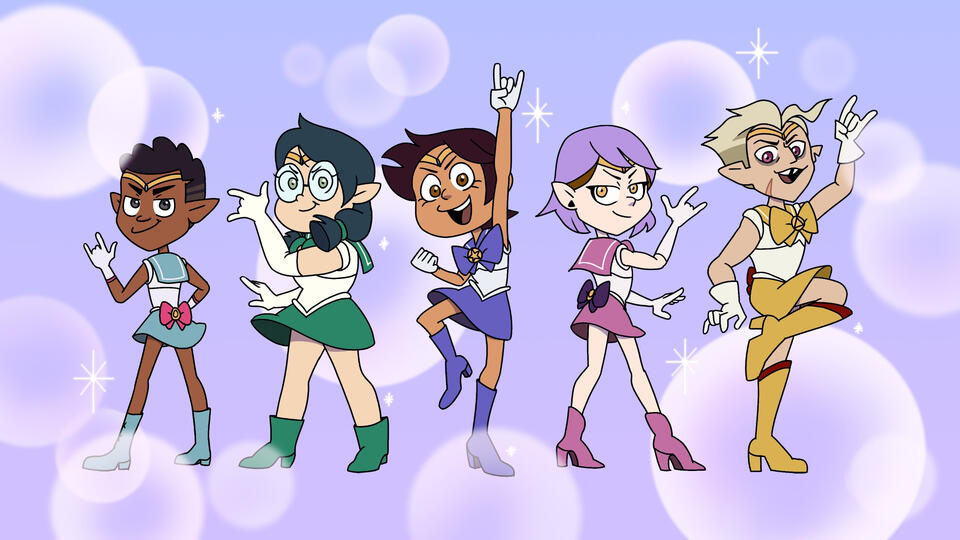 The Owl House as sailor scouts